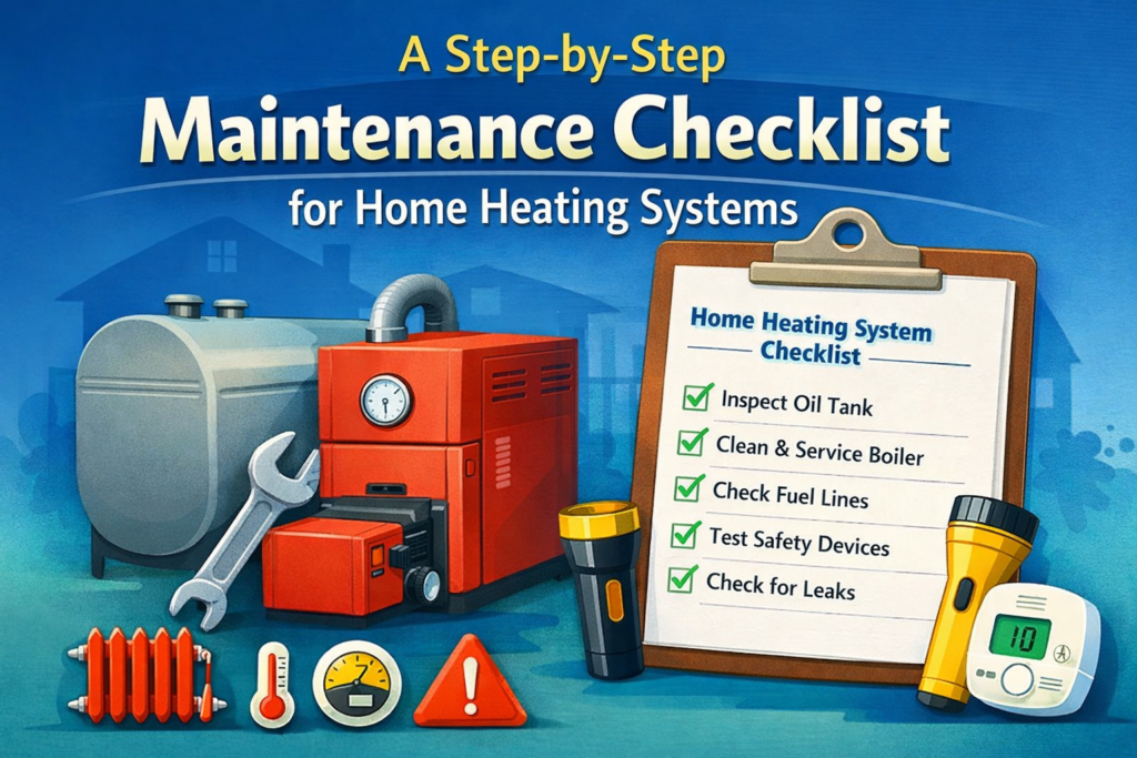 A Step-by-Step Maintenance Checklist for Home Heating System