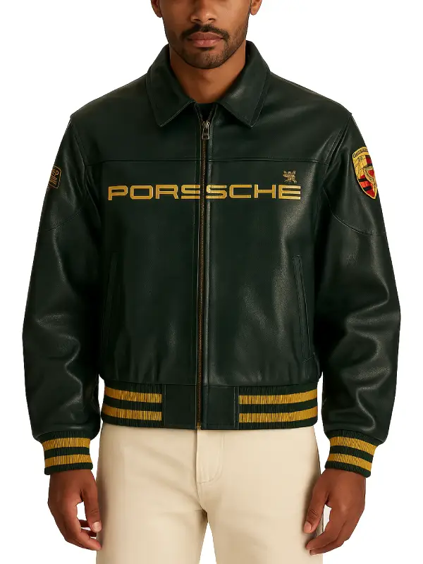 Why the Porsche Green Leather Jacket Defines Luxury Outerwear