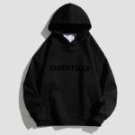 Black Essentials Hoodie