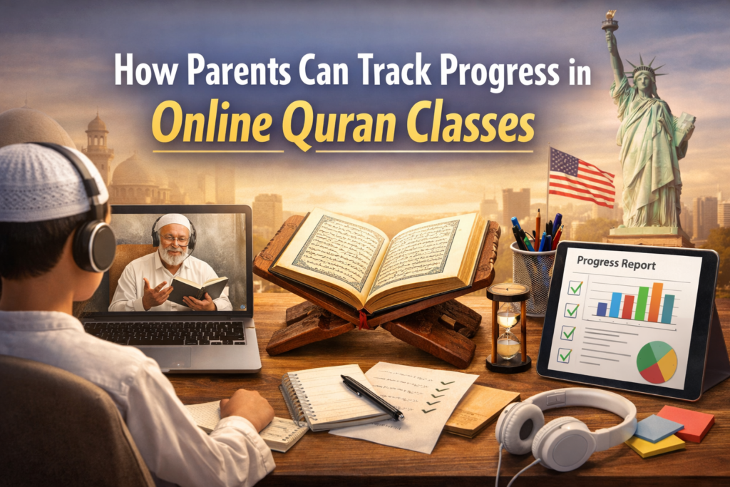 How Parents Can Track Progress in Online Quran Classes