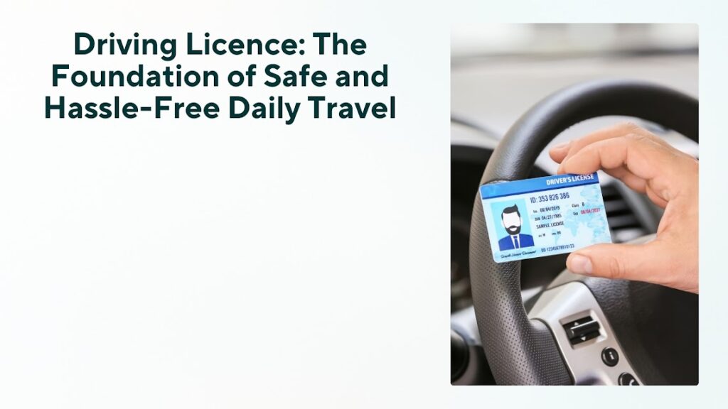 Driving Licence The Foundation of Safe and Hassle-Free Daily Travel