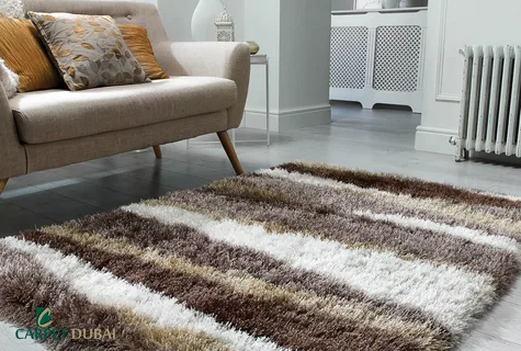 Luxurious Shaggy Rugs in Downtown Dubai