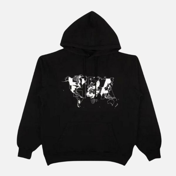 Hood By Air Planisfero Hoodie Sweatshirt ‘Black (Copy)