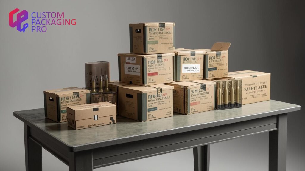 boxes of ammo