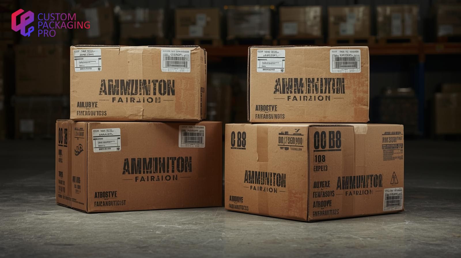 Custom printed ammo boxes