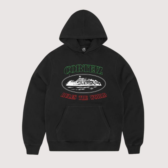 Og Alcatraz Italia Hoodie Black