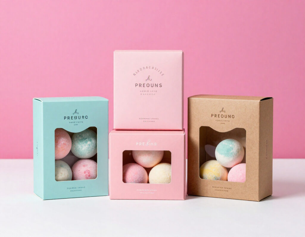 Custom Bath Bomb Boxes