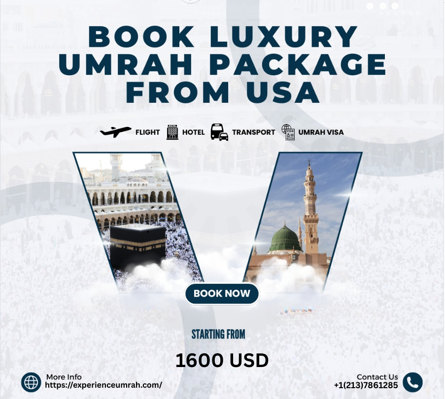 Los Angeles Umrah Packages – Experience Umrah offers affordable and comfortable Umrah travel from Los Angeles and California for a peaceful spiritual journey.