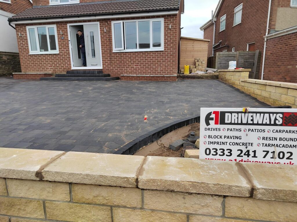imprinted concrete driveways in Bradford